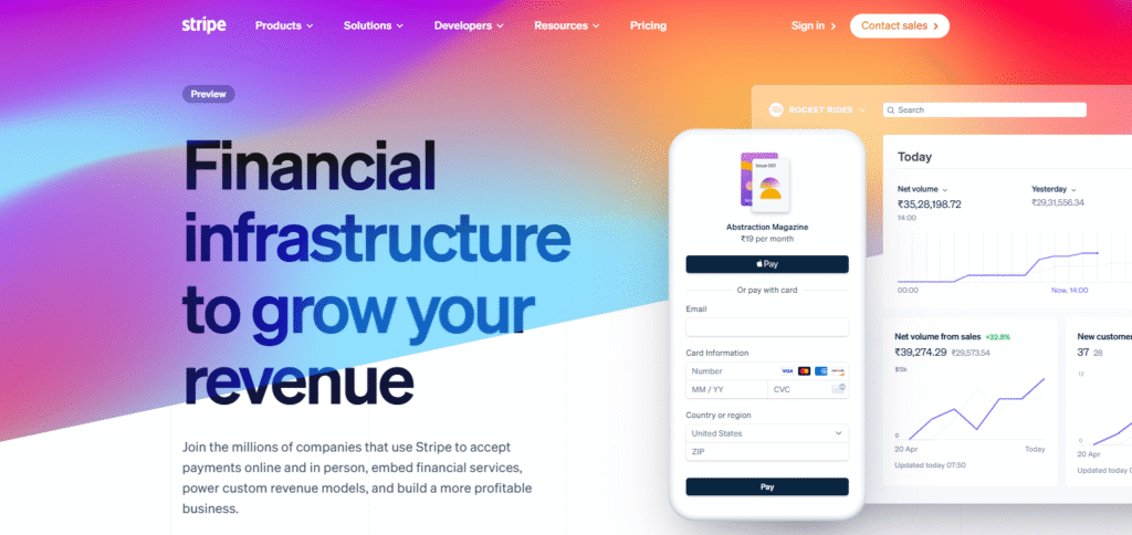 Stripe Payment aggregator