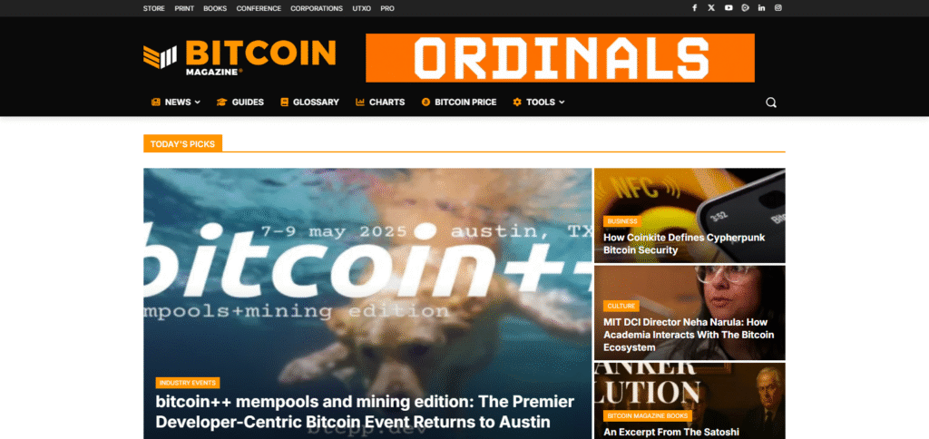 Bitcoin Magazine Sites For Crypto News