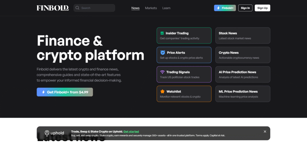 Finbold Sites For Crypto News