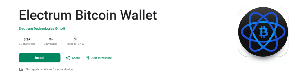 Electrum Wallet Crypto Wallet for Android & iOS with Extra Security