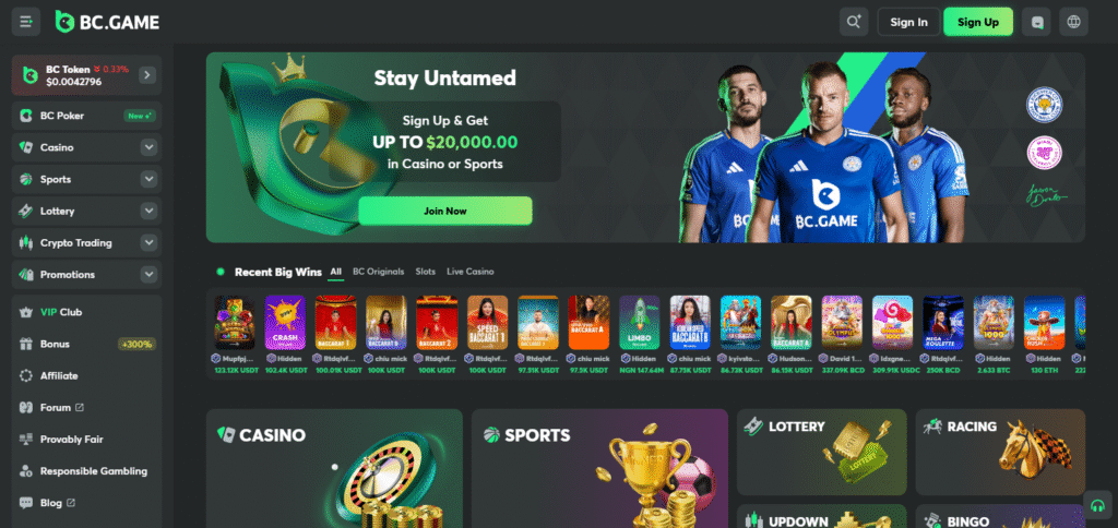 BC.Game Crypto Sports Betting Odds Aggregator