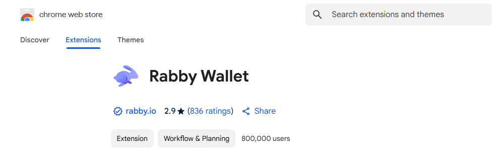 Rabby Wallet Extension