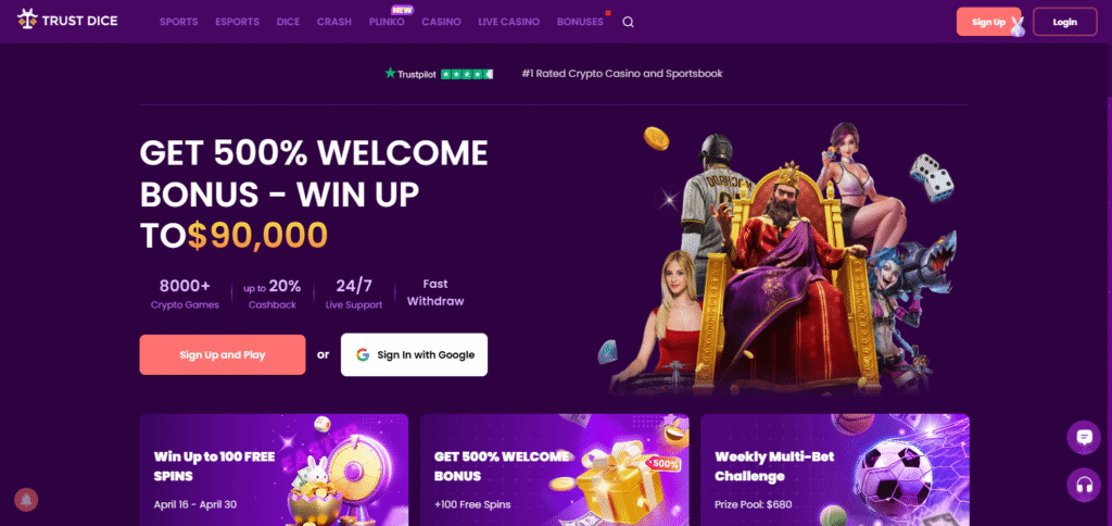 TrustDice Defi Sports Betting Platforms