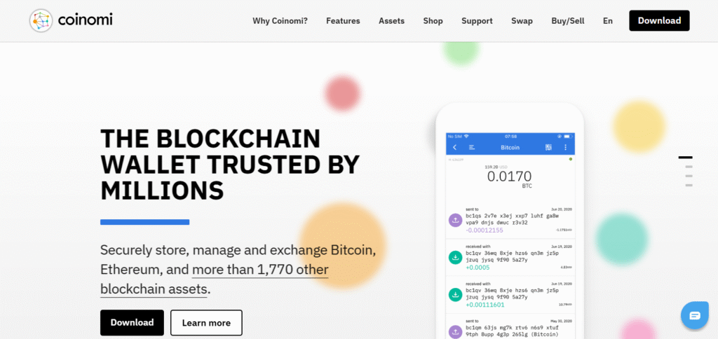 Coinomi Wallet Crypto Wallet Apps for Privacy and Anonymity