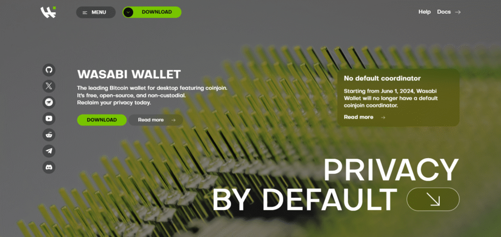 Wasabi Wallet Crypto Wallet Apps for Privacy and Anonymity