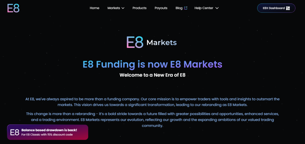 E8 Markets