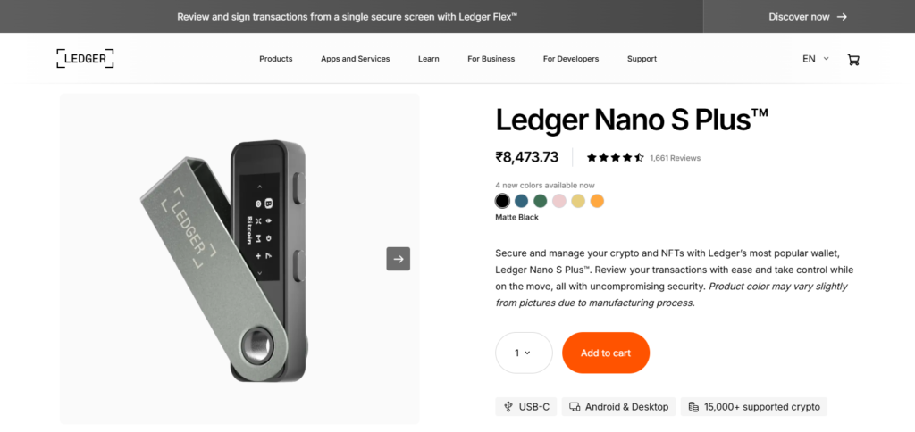 Ledger Nano S Plus