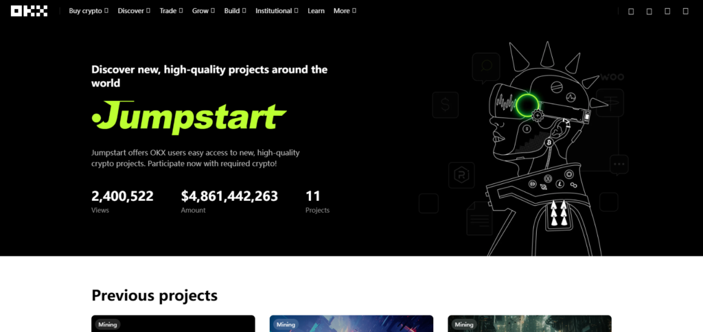 OKX Jumpstart Crypto Launchpad For New Tokens