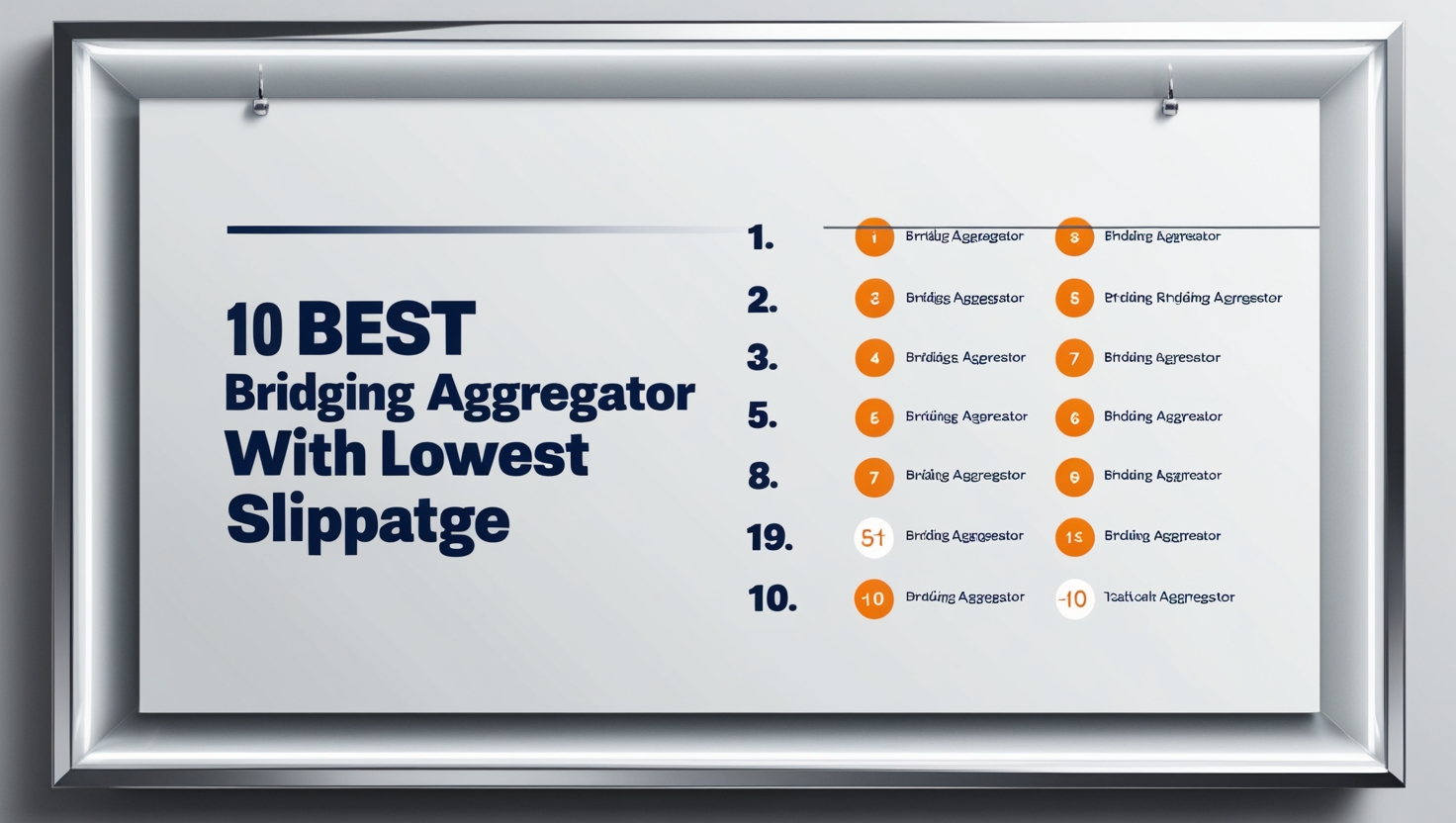 10 Best Bridging Aggregator With Lowest Slippage