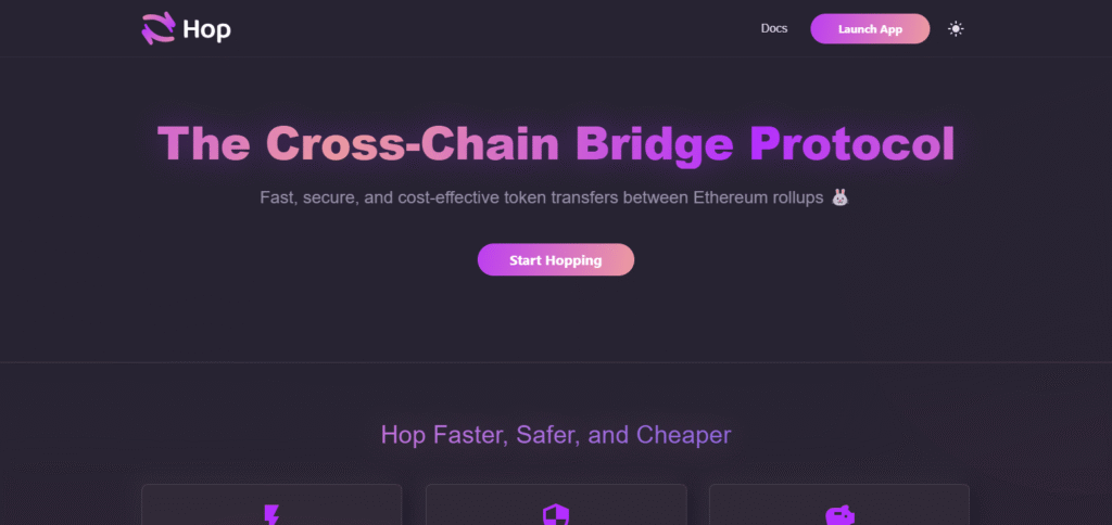 Hop Protocol Cross-chain NFT Aggregator Apps