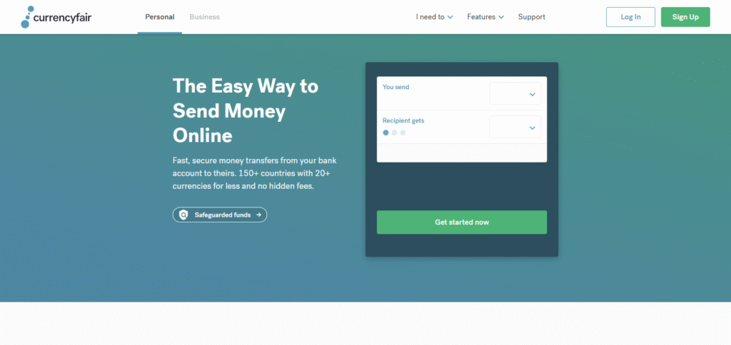 CurrencyFair Money Exchange Platform