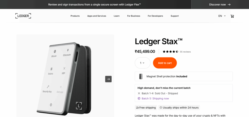 Ledger Stax