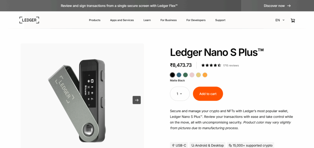 Ledger Nano S Plus