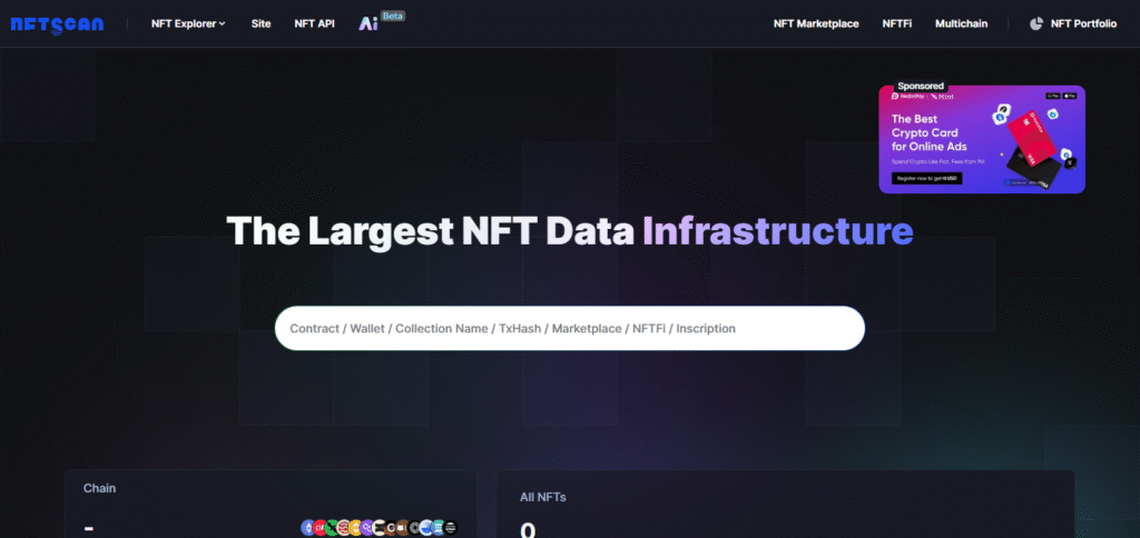 NFTScan NFT Aggregator For BSC And Ethereum