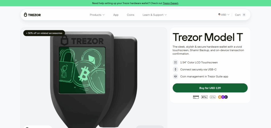 Trezor Model T