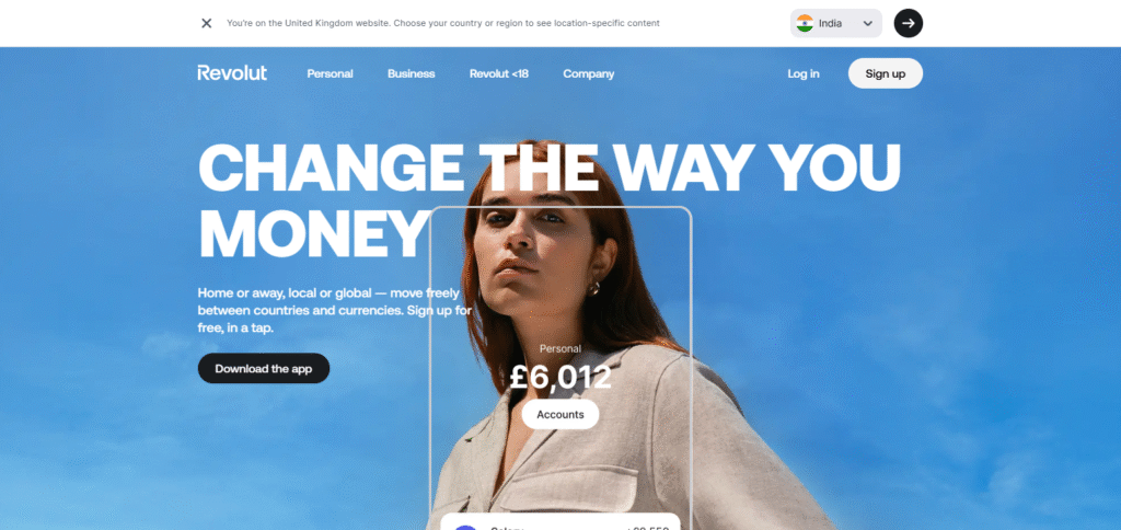 Revolut money exchange apps