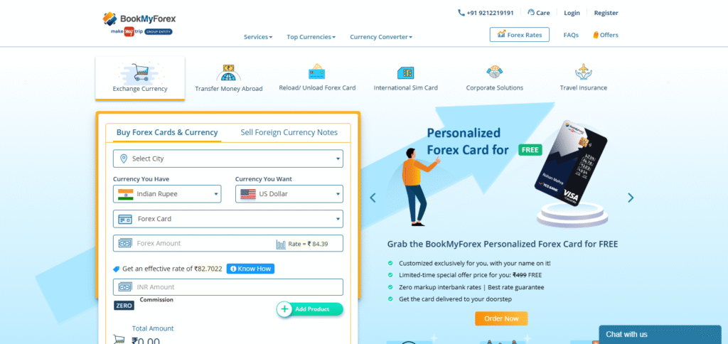 BookMyForex money exchange apps