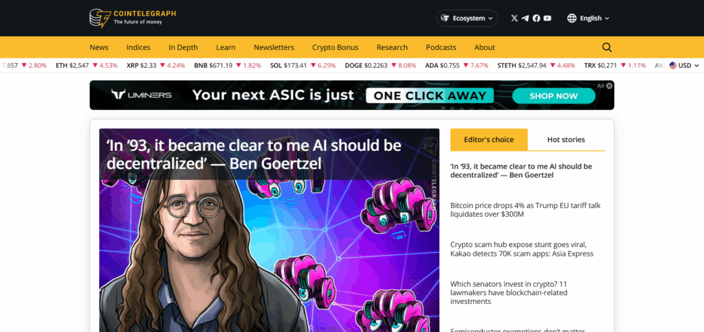 CoinTelegraph