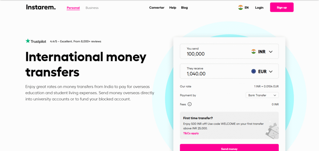 Instarem Money Exchange For International Travel 