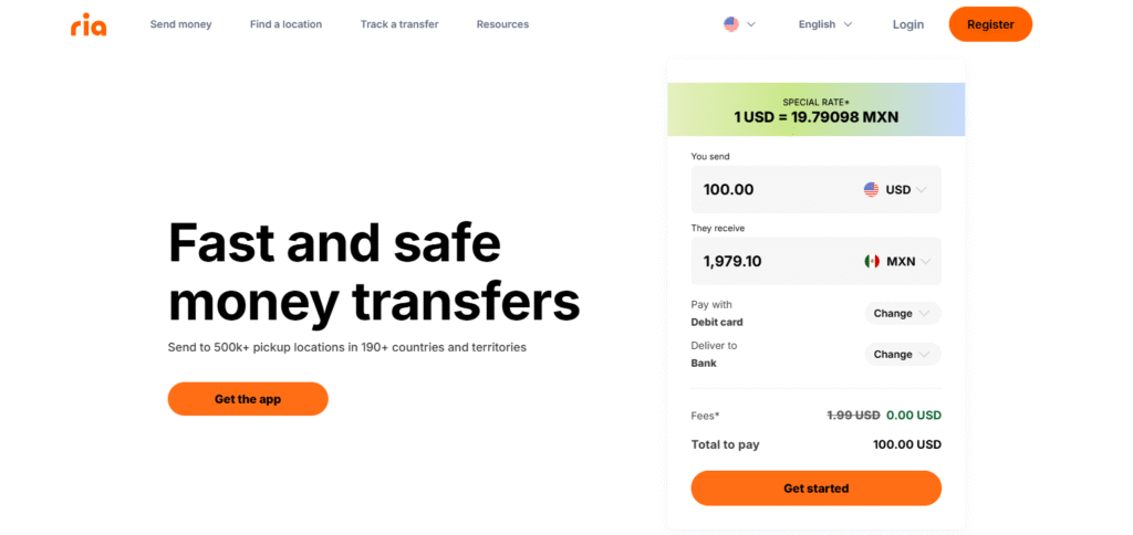 Ria Money Transfer Money Exchange Websites