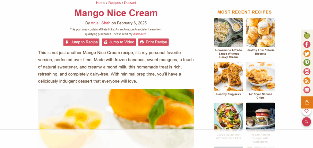 Mango Nice Cream