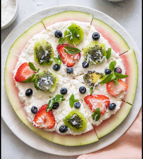 Watermelon Fruit Pizza