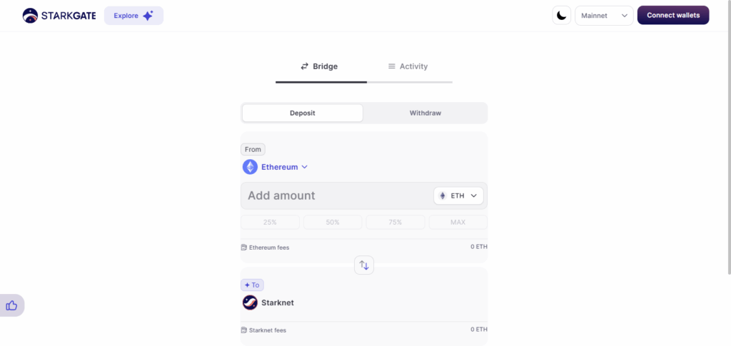 Go to Stargate’s Staking Page