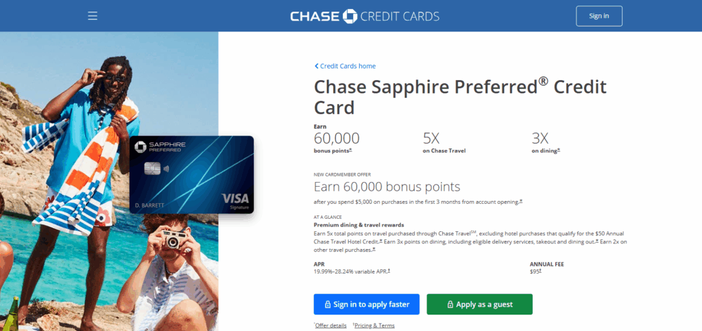 Chase Sapphire Preferred® Card