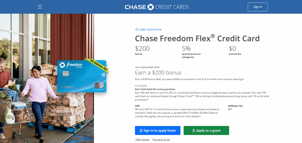 Chase Freedom Flex®