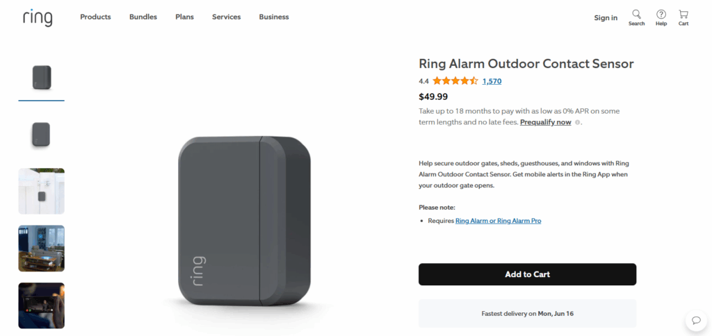 Ring Alarm Outdoor Security