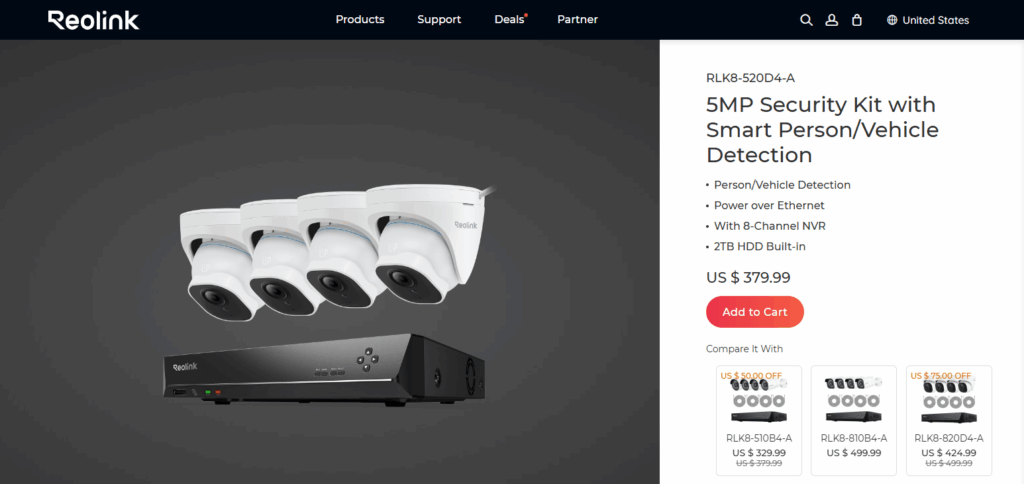 Reolink Smart 5MP 8CH System