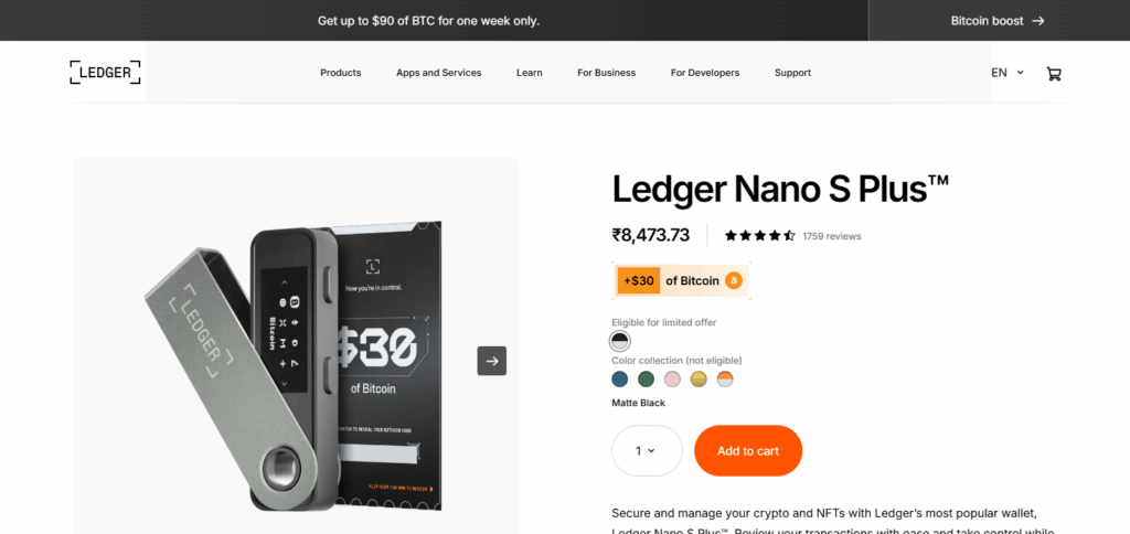 Ledger Nano S Plus