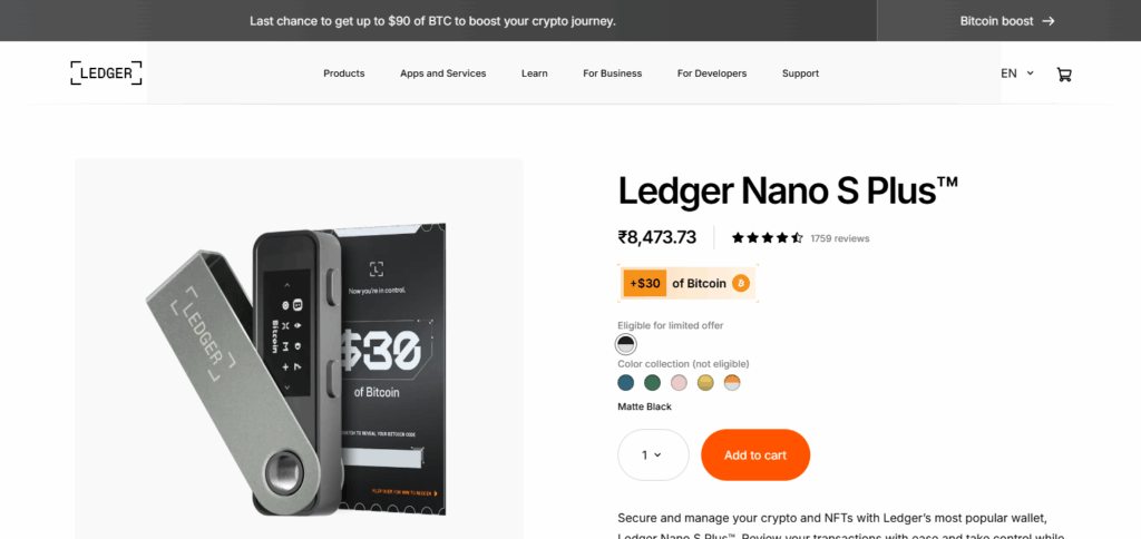 Ledger (Nano X/S Plus)