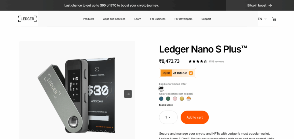 Ledger Nano S Plus