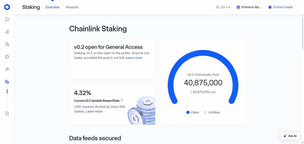 Visit the Official Staking Site