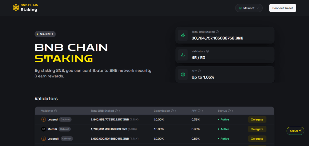 What is BNB Staking?
