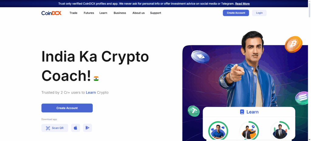 Step 1: Pick a Crypto Exchange with Paytm Integration