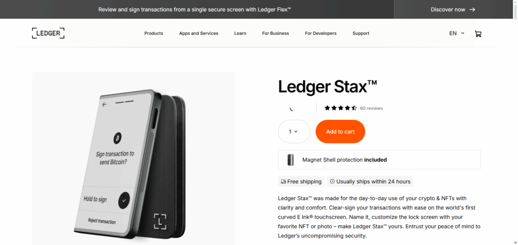 What is Ledger Stax?