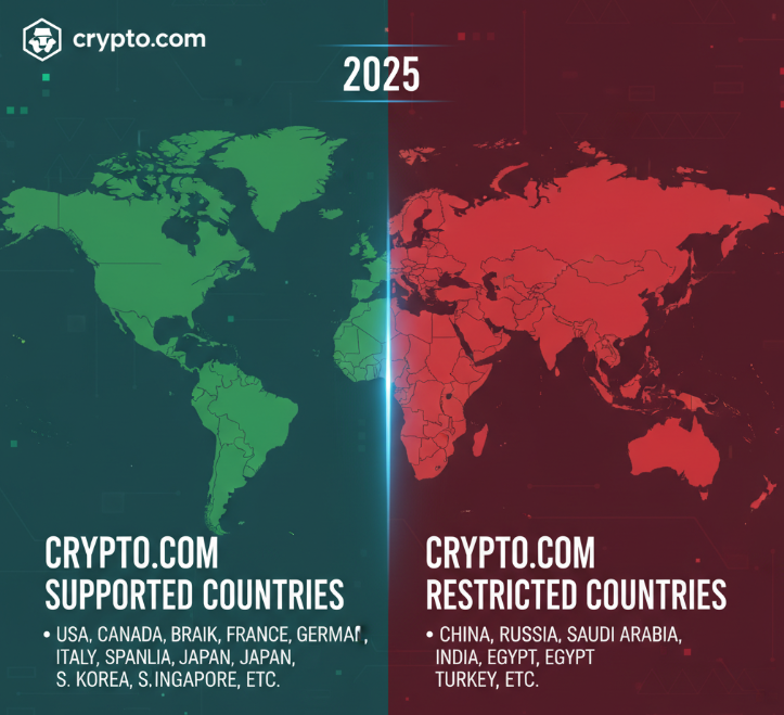 10 Crypto.com Supported and Restricted Countries – Full List 2025