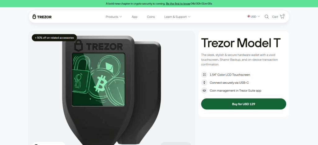 Trezor Model T
