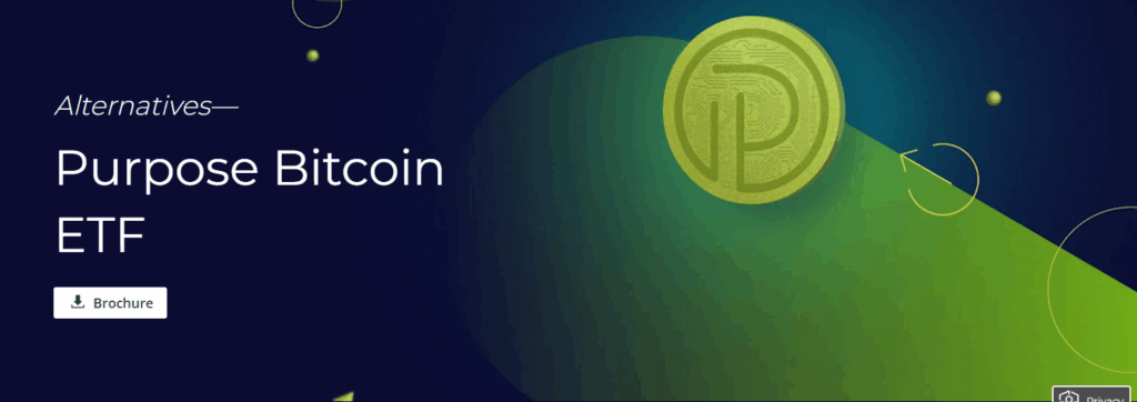 Purpose Bitcoin ETF