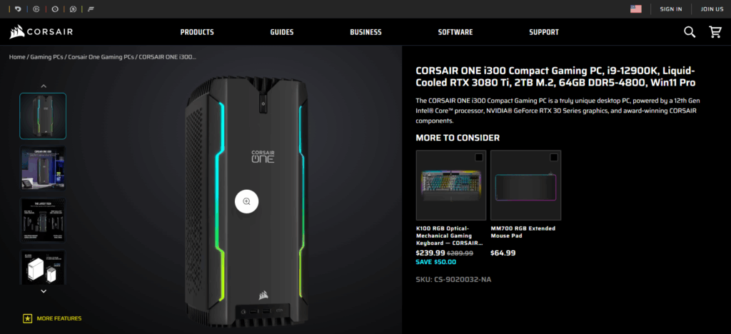 Corsair One i300