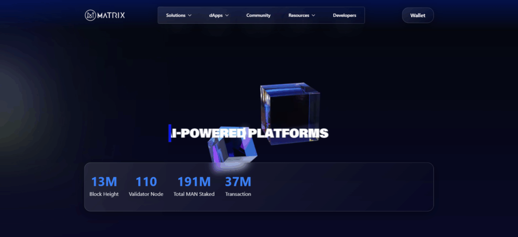 Matrix AI Network (MAN)