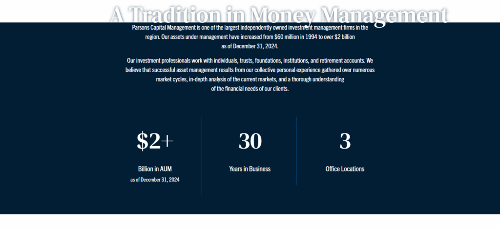 Parsons Capital Management