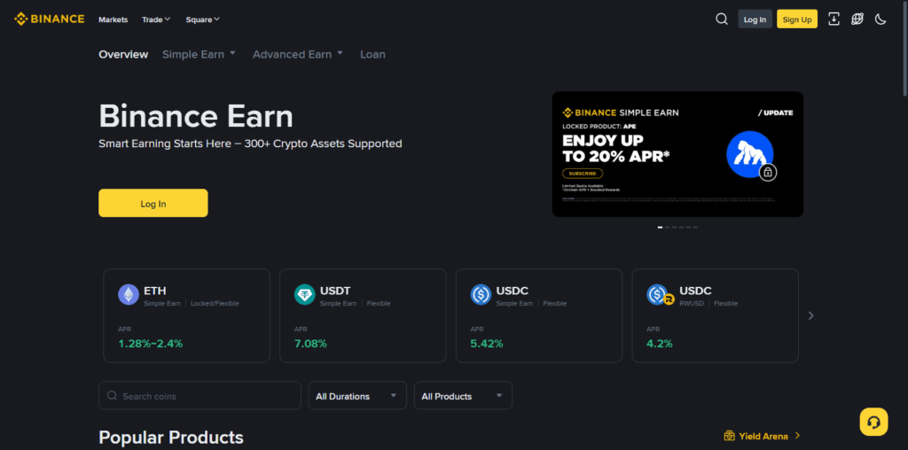 Binance Earn