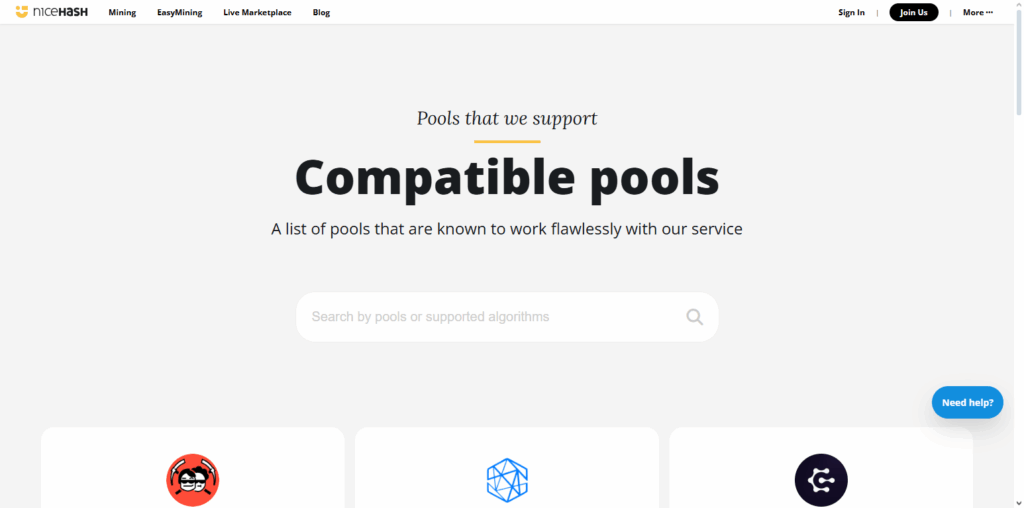 NiceHash Pool