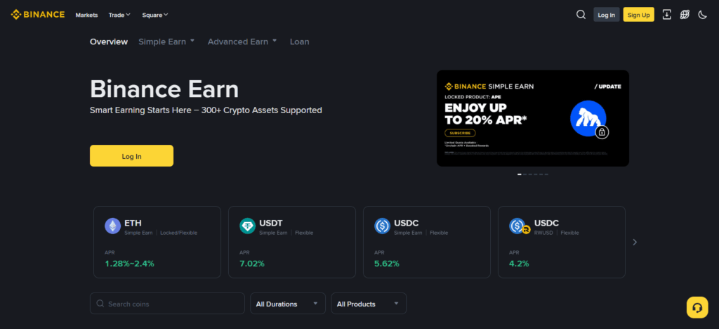 Binance Earn