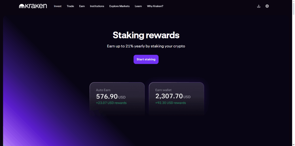 Kraken Staking