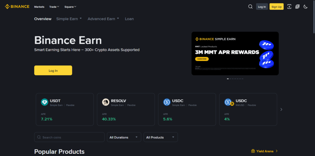 Binance Earn