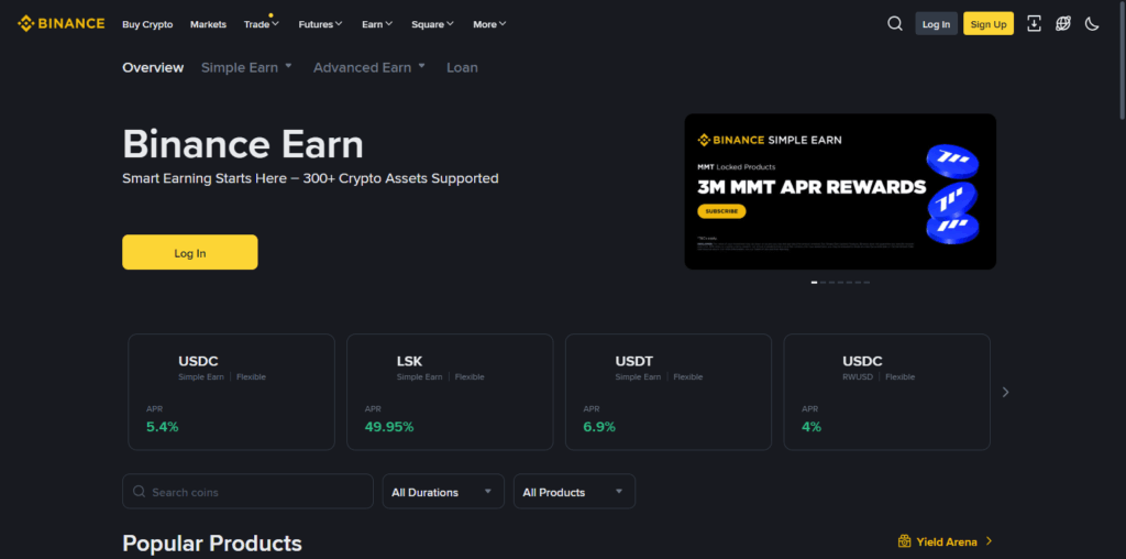 Binance Earn